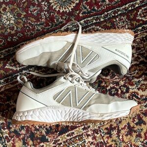 New Balance Men's Fresh Foam Contend Golf Shoes White/Grey Size 10